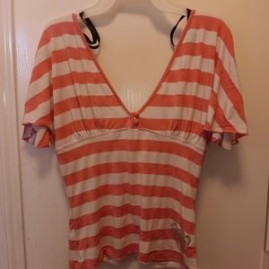 Vintage Pink and White BabyPhat Top XL